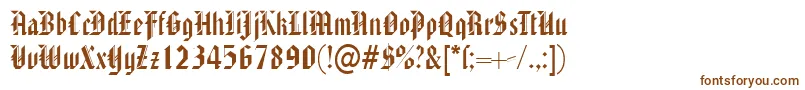 Шрифт AmericantextRegularDb – коричневые шрифты