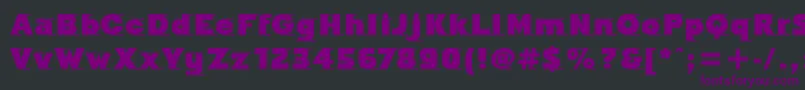 OdysseeMdItcTtUltra Font – Purple Fonts on Black Background