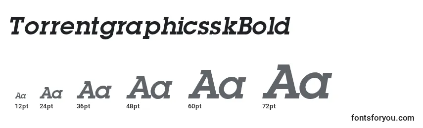 TorrentgraphicsskBold Font Sizes