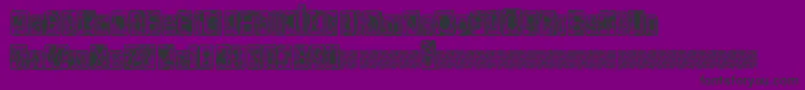 Insidebox Font – Black Fonts on Purple Background