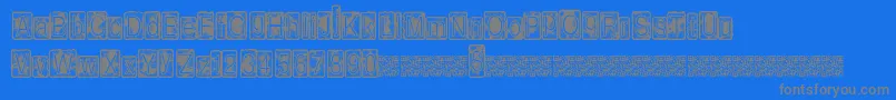 fuente Insidebox – Fuentes Grises Sobre Fondo Azul