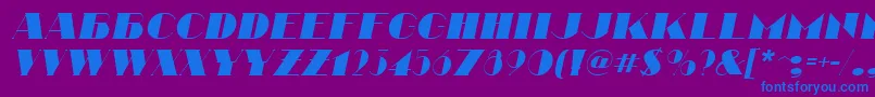 fuente NathanItalic – Fuentes Azules Sobre Fondo Morado