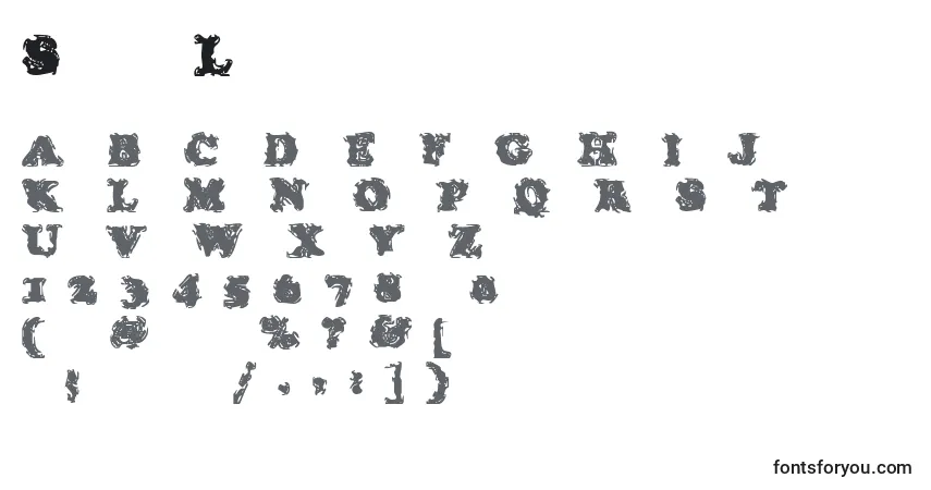 StolenLlamaregular-fontti – aakkoset, numerot, erikoismerkit