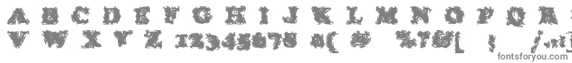 StolenLlamaregular Font – Gray Fonts on White Background