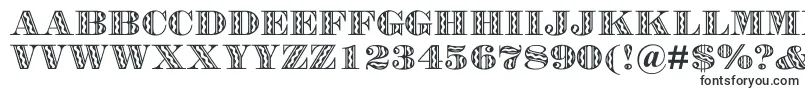 Шрифт FalstaffFestivalMt – тяжелые шрифты