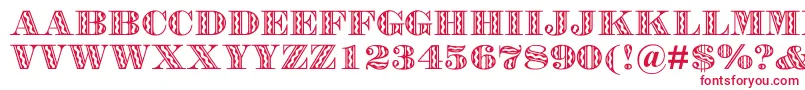 FalstaffFestivalMt Font – Red Fonts