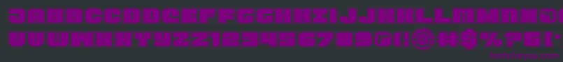 Tauroacad11 Font – Purple Fonts on Black Background