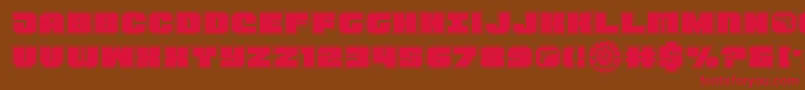 Tauroacad11 Font – Red Fonts on Brown Background