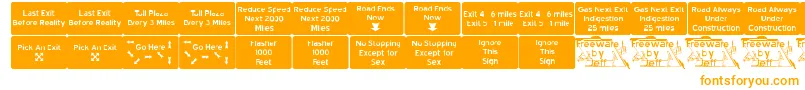 Road2nw Font – Orange Fonts