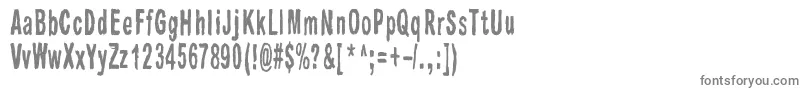 Raparperitaivas-Schriftart – Graue Schriften