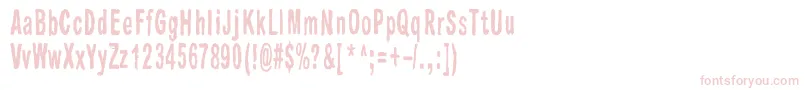 Raparperitaivas Font – Pink Fonts on White Background