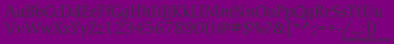 fuente CerigostdBook – Fuentes Negras Sobre Fondo Morado