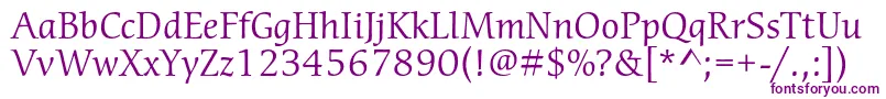 Police CerigostdBook – polices violettes