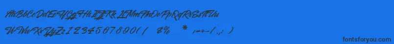 Saiba mais sobre a fonte WashingtonBasketball Fonte WashingtonBasketball – fontes pretas em um fundo azul