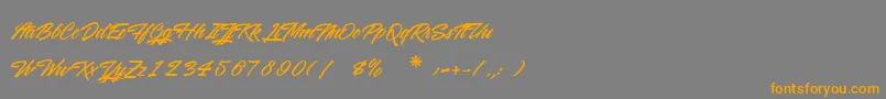 En savoir plus sur la police WashingtonBasketball Police WashingtonBasketball – polices orange sur fond gris