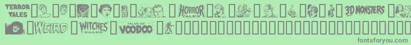 Epd2n Font – Gray Fonts on Green Background