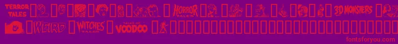 Epd2n Font – Red Fonts on Purple Background