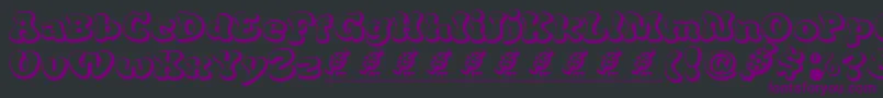 CandyPopDemoFont Font – Purple Fonts on Black Background