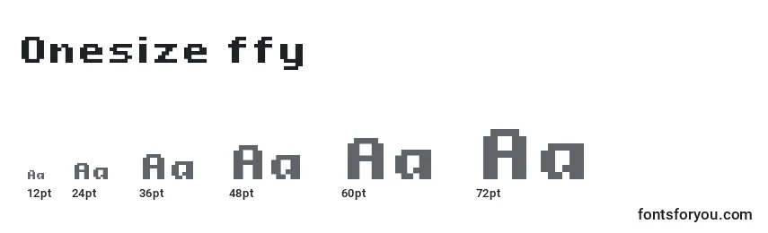 Onesize ffy Font Sizes