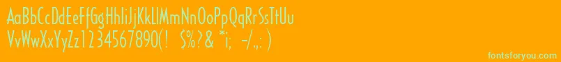 Подробнее о шрифте SandyhillRegular Шрифт SandyhillRegular – зелёные шрифты на оранжевом фоне