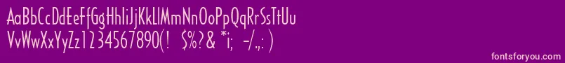More about SandyhillRegular Font SandyhillRegular Font – Pink Fonts on Purple Background