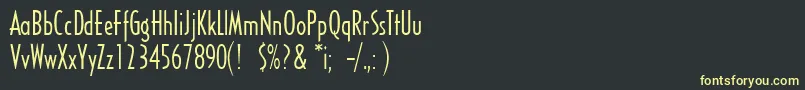 Подробнее о шрифте SandyhillRegular Шрифт SandyhillRegular – жёлтые шрифты на чёрном фоне