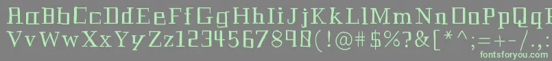 Weitere Informationen zur Historian-Schriftart Historian-Schriftart – Grüne Schriften auf grauem Hintergrund