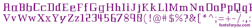 Historian-fontti – violetit fontit