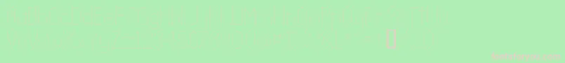 フォントLldot2 – 緑の背景にピンクのフォント