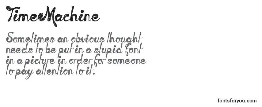 Review of the TimeMachine Font