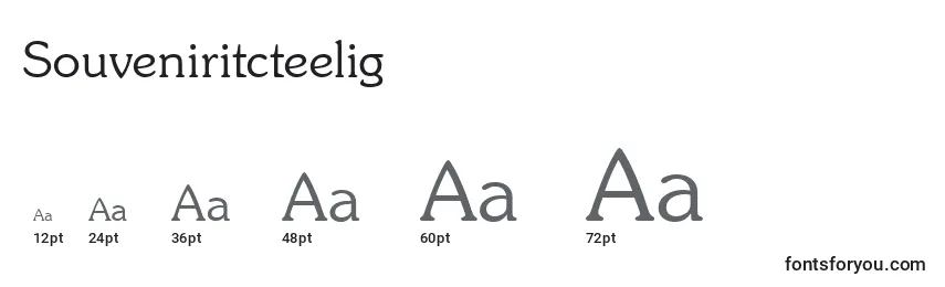 Souveniritcteelig Font Sizes