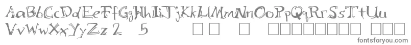 Шрифт Blmngtn – серые шрифты на белом фоне