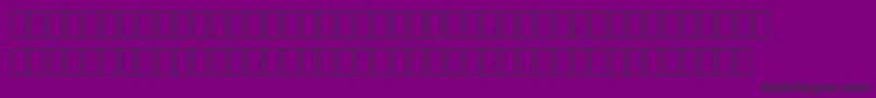 Czcionka OrianneBoldItalic – czarne czcionki na fioletowym tle