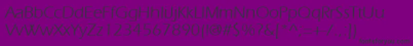 フォントSpeedoSsi – 紫の背景に黒い文字