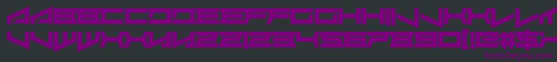 Assvssin-fontti – violetit fontit mustalla taustalla