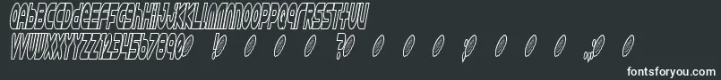 フォントAstro869 – 白い文字