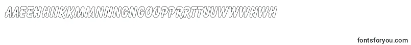 CartoonHollowThin Font – Maori Fonts