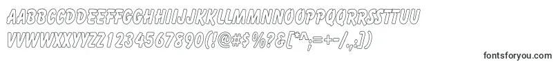 CartoonHollowThin Font – Big Fonts