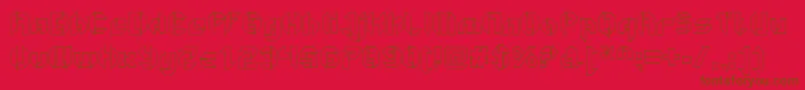 More about GetaroboOpenoutline Font GetaroboOpenoutline Font – Brown Fonts on Red Background