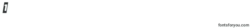 RewindertitulslgoblRegular Font – Fonts for Digit 1