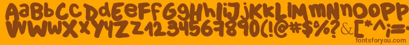 Lisätietoja Culia1-fontista Culia1-fontti – ruskeat fontit oranssilla taustalla