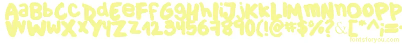 フォントCulia1 – 黄色のフォント