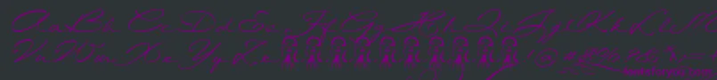 LaSonnambulaDemoFfp Font – Purple Fonts on Black Background