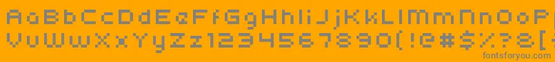 More about Kroeger0554 Font Kroeger0554 Font – Gray Fonts on Orange Background