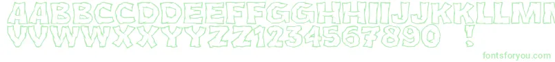 JmhCromIi Font – Green Fonts on White Background