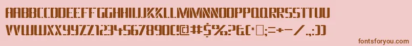 Подробнее о шрифте Dsarmy Шрифт Dsarmy – коричневые шрифты на розовом фоне