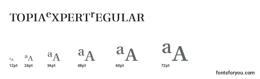 UtopiaExpertRegular Font Sizes
