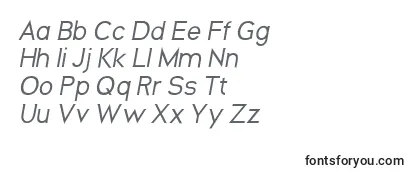 NeosOblique Font