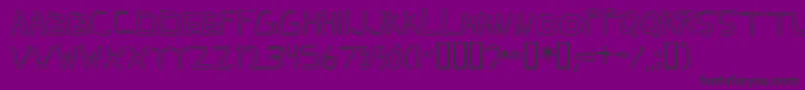 Barbapa Font – Black Fonts on Purple Background