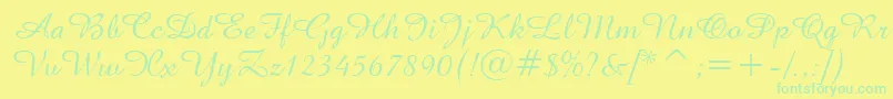 More about AmazoneBt Font AmazoneBt Font – Green Fonts on Yellow Background